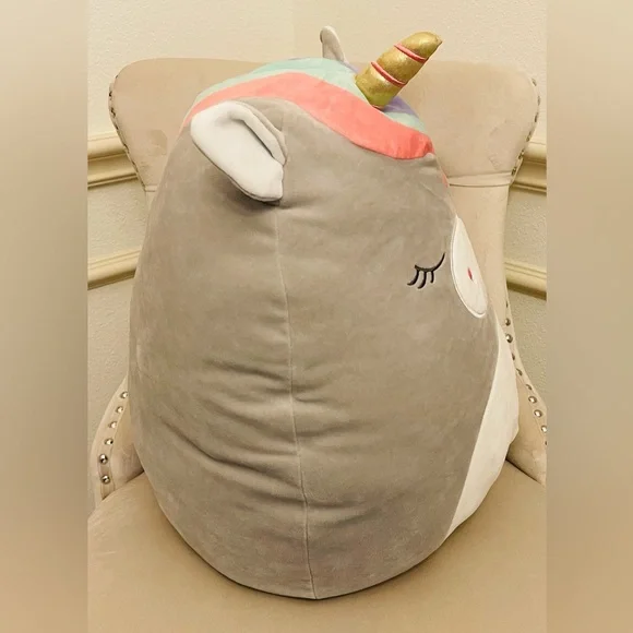 Squishmallows 16” Teresa the Grey Unicorn KellyToy Plush Stuffed Animal. - Picture 3 of 4